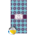 Concentric Circles Beach Towel (Personalized)