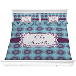 Concentric Circles Comforter Set - King (Personalized)