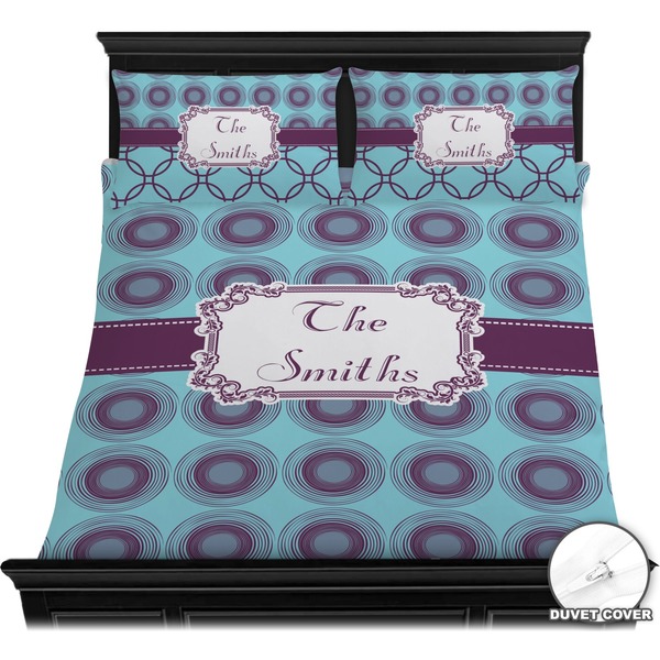 Concentric Circles Bedding Set (Queen) - Duvet