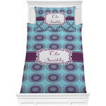 Concentric Circles Comforter Set - Twin XL (Personalized)