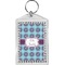 Concentric Circles Bling Keychain (Personalized)