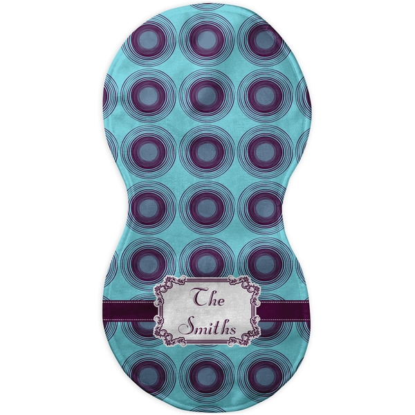 Concentric Circles Burp Peanut Shaped Flat