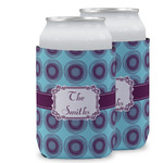 Concentric Circles Can Cooler (12 oz) w/ Name or Text