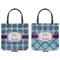 Concentric Circles Canvas Tote - Front and Back
