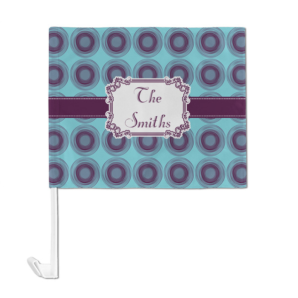 Concentric Circles Car Flag - Large - FRONT