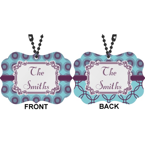 Concentric Circles Car Ornament (Approval)