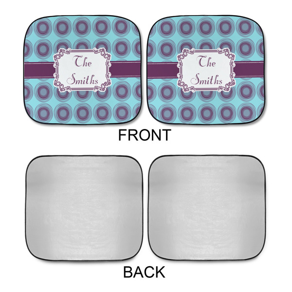 Concentric Circles Car Sun Shades - APPROVAL