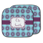Concentric Circles Car Sun Shade - Two Piece (Personalized)