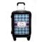 Concentric Circles Carry On Hard Shell Suitcase - Front