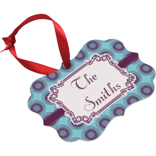 Concentric Circles Christmas Ornament