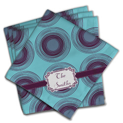 Concentric Circles Cloth Napkins (Set of 4) (Personalized)