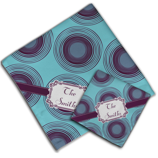 Concentric Circles Cloth Napkins - Personalized Lunch & Dinner (PARENT MAIN)