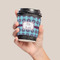 Concentric Circles Coffee Cup Sleeve - LIFESTYLE
