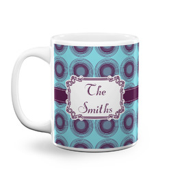 Concentric Circles Coffee Mug (Personalized)
