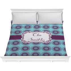 Concentric Circles Comforter - King (Personalized)
