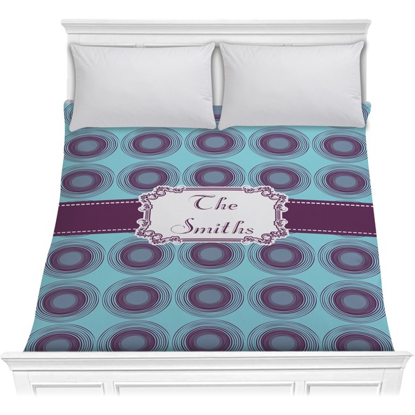 Custom Concentric Circles Comforter - Full / Queen (Personalized)