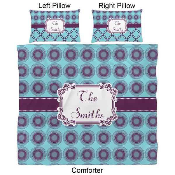 Concentric Circles Comforter Set - King - Approval