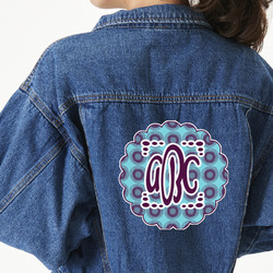 Concentric Circles Large Custom Shape Patch - 2XL (Personalized)