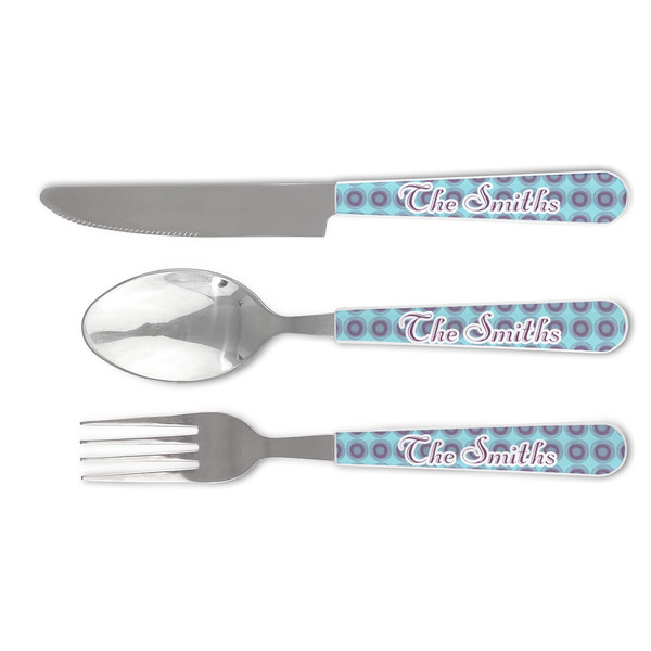 Custom Concentric Circles Cutlery Set (Personalized)