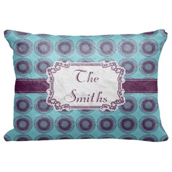 Concentric Circles Decorative Baby Pillowcase - 16"x12" (Personalized)