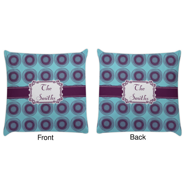 Concentric Circles Decorative Pillow Case - Approval