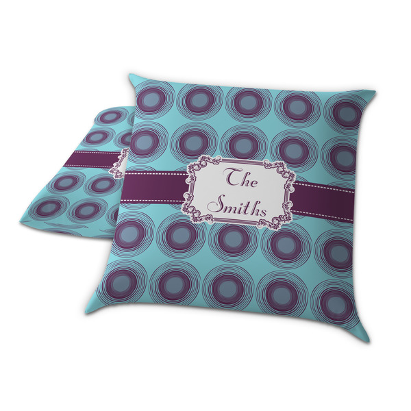 Concentric Circles Decorative Pillow Case - TWO
