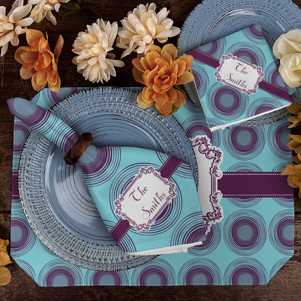 Concentric Circles Dining Set