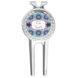 Concentric Circles Golf Divot Tool & Ball Marker (Personalized)