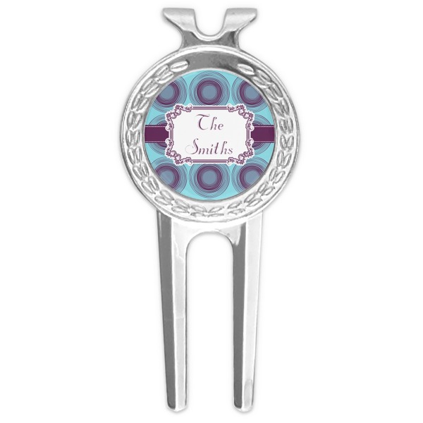 Custom Concentric Circles Golf Divot Tool & Ball Marker (Personalized)