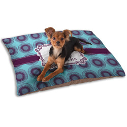 Concentric Circles Dog Bed - Small w/ Name or Text