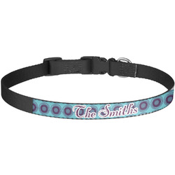 Concentric Circles Dog Collar - Large (Personalized)