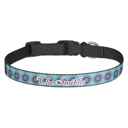 Concentric Circles Dog Collar (Personalized)