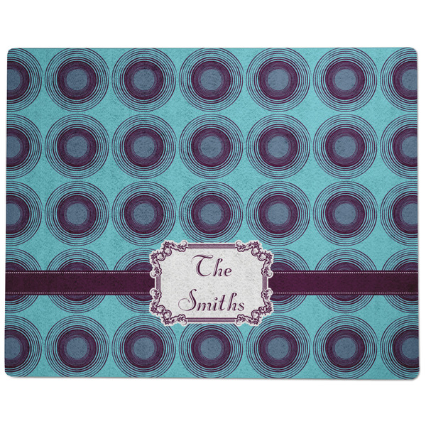 Concentric Circles Dog Food Mat - Large without Bowls