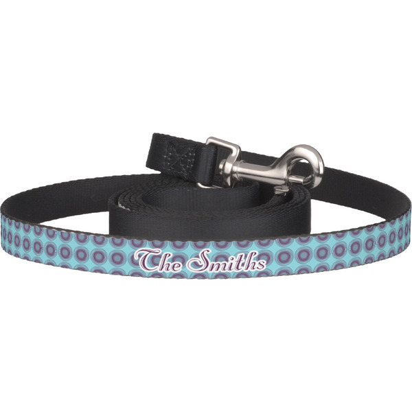 Custom Concentric Circles Dog Leash (Personalized)