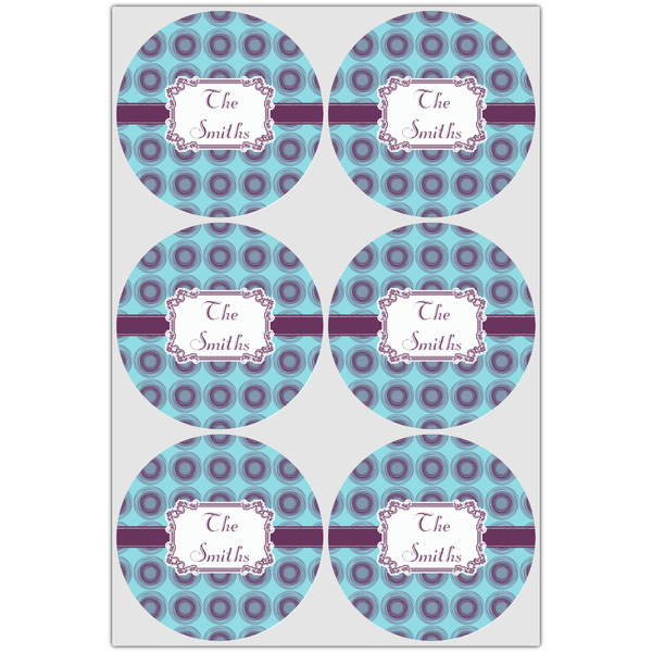 Concentric Circles Drink Topper - Large - Set of 6