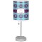 Concentric Circles Lamp with Drum Shade (Personalized)