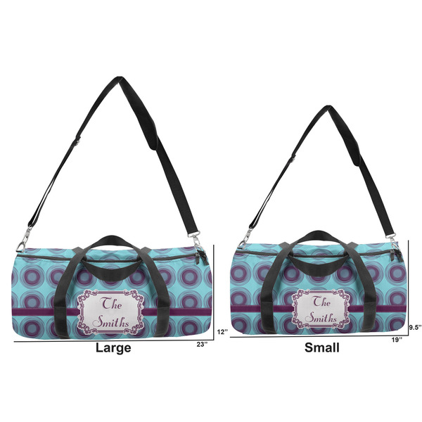 Concentric Circles Duffle Bag Small and Large