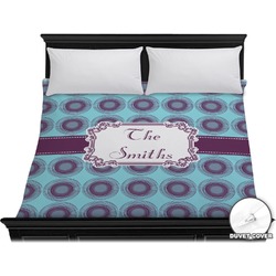 Concentric Circles Duvet Cover - King (Personalized)