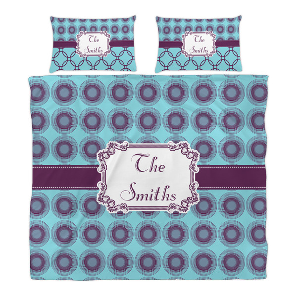 Concentric Circles Duvet Cover Set - King - Alt Approval