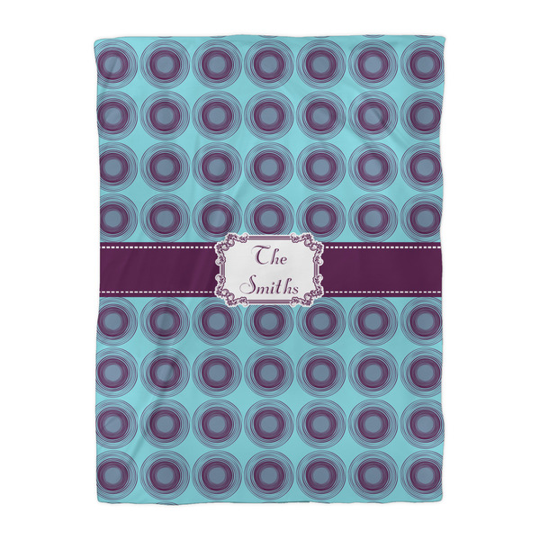 Concentric Circles Duvet Cover - Twin XL - Front