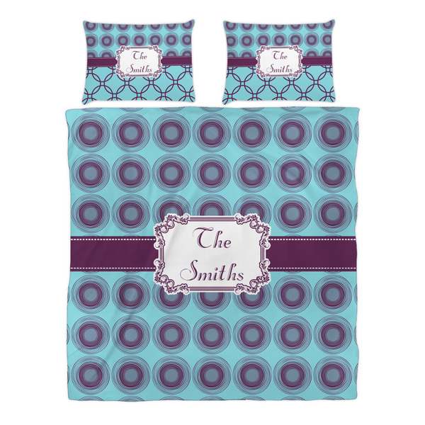 Concentric Circles Duvet cover Set - Queen - Alt Approval
