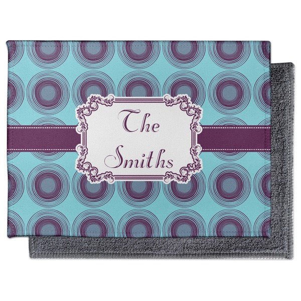 Concentric Circles Electronic Screen Wipe - Flat