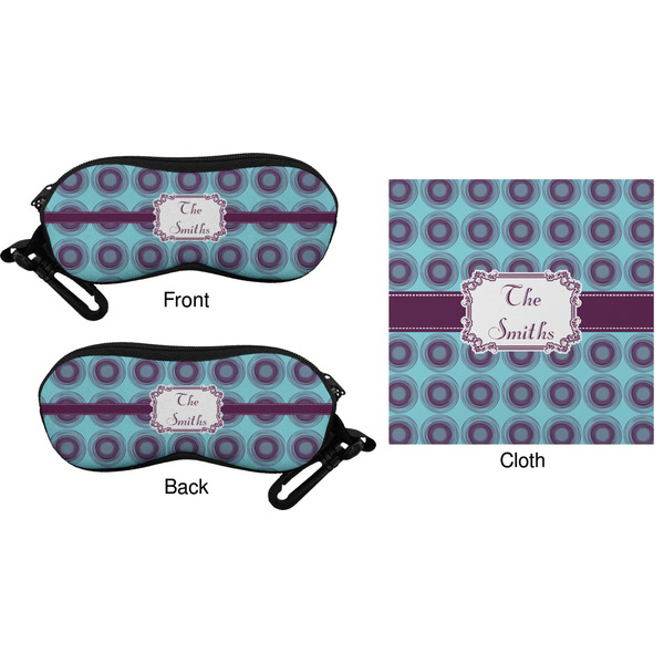 Concentric Circles Eyeglass Case & Cloth (Approval)