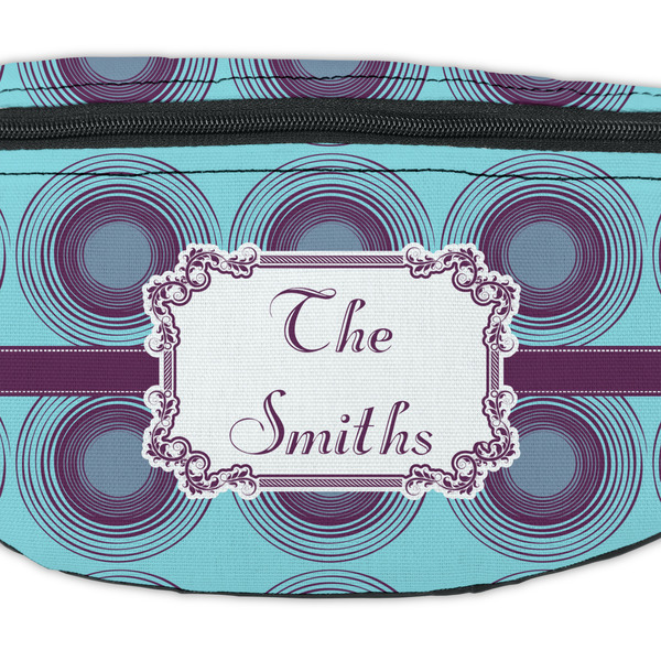 Concentric Circles Fanny Pack - Closeup