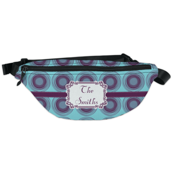Custom Concentric Circles Fanny Pack - Classic Style (Personalized)