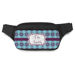 Concentric Circles Fanny Pack - Modern Style (Personalized)