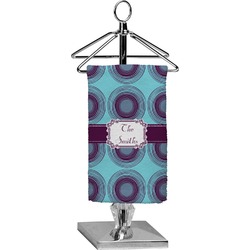 Concentric Circles Finger Tip Towel - Full Print (Personalized)