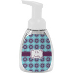 Concentric Circles Foam Soap Bottle - White (Personalized)