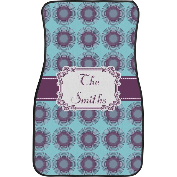 Concentric Circles Front Seat Car Mat