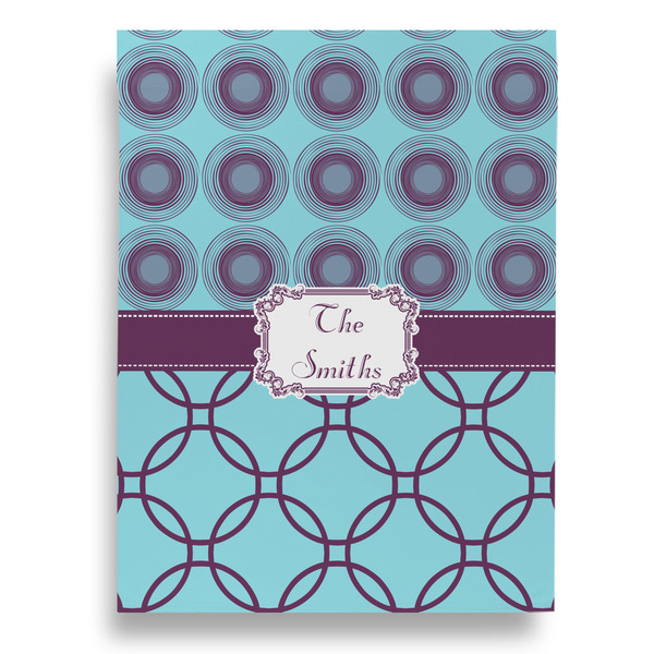 Concentric Circles Garden Flags - Large - Double Sided - BACK